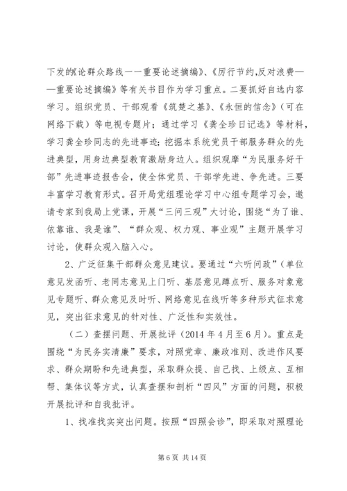 交通局党的群众路线教育实践实施方案.docx