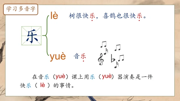 【核心素养】部编版语文一年级下册-5. 树和喜鹊 第1课时（课件）