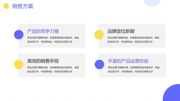 简约商务科技行业会员营销方案PPT模板