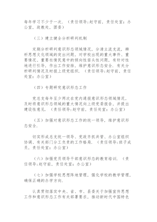 学校意识形态工作责任制实施办法方案.docx