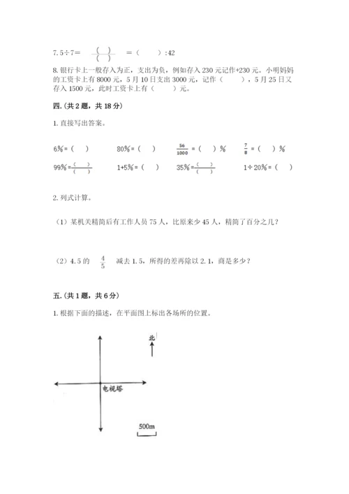 苏教版六年级数学小升初试卷附答案【精练】.docx