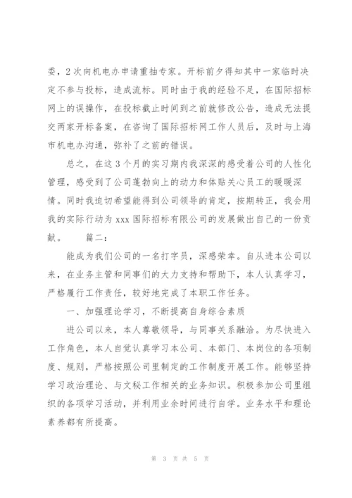 实习生个人转正工作总结报告.docx