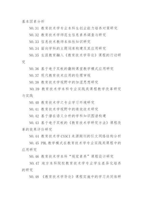 教育技术学论文题目.docx