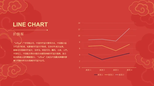 传统春节过年中国风祥云通用PPT模板