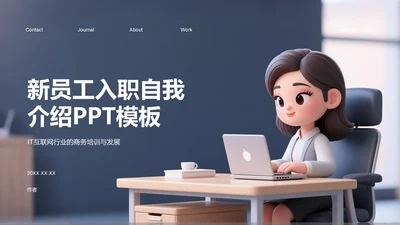 新员工入职自我介绍PPT模板