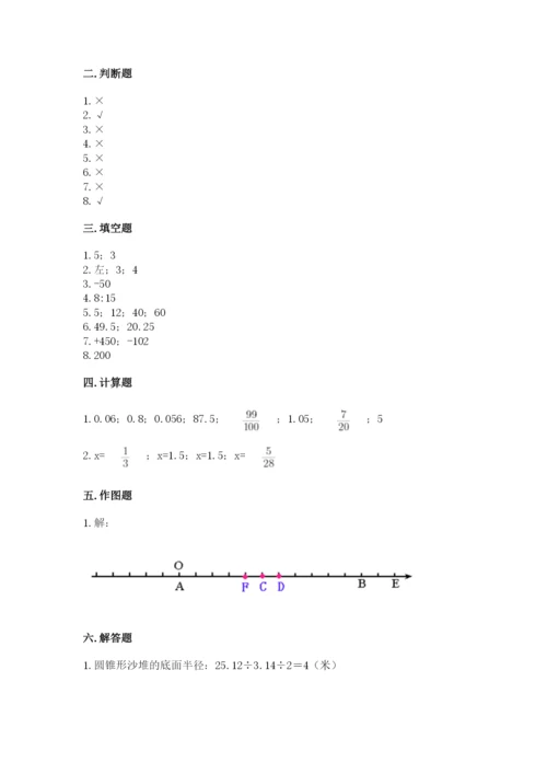 小升初六年级期末试卷（培优b卷）.docx