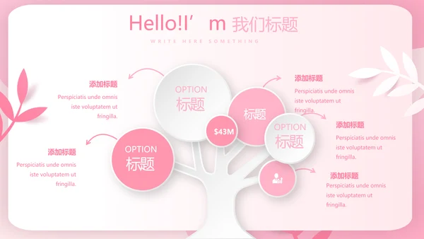 粉色女孩春期教育动态PPT模板
