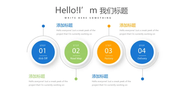 跑步骑行游泳动态PPT