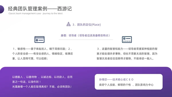 紫色渐变简约形状商务风管理心理学PPT模板