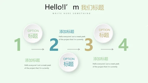 绿色小清新医务工作者工作汇报动态PPT