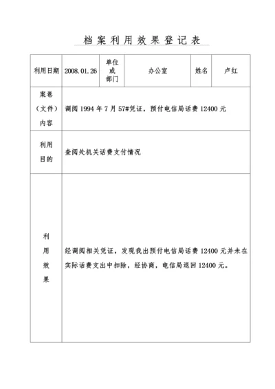 档案利用效果登记表.docx