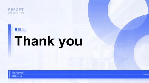 蓝色简约风Q2阶段性成果汇报PPT模板