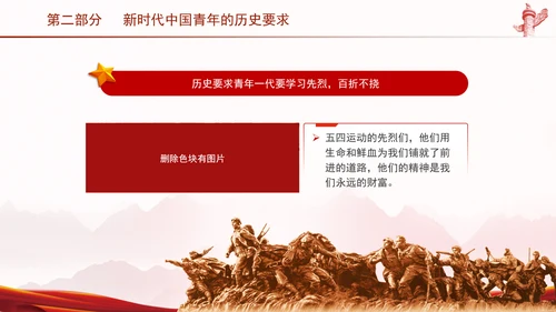 五四青年节新时代青年的使命和担当主题团课