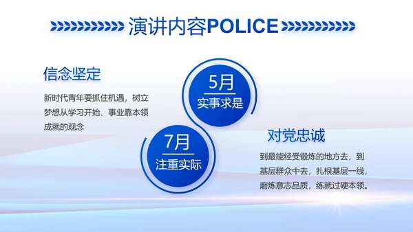 蓝色大气公安警察工作总结汇报动态PPT
