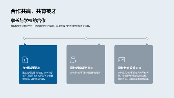 通用学历提升实践PPT模板