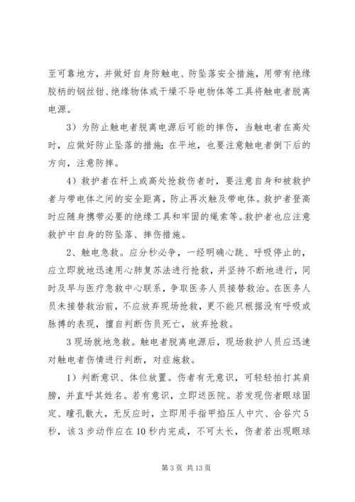 铲运机事故现场处置方案[合集五篇] (3).docx