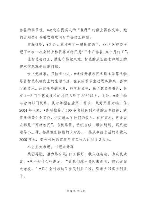 村党支部书记事迹材料 (3).docx