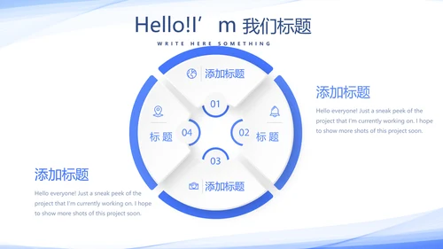 蓝色简约医学生实习报告动态PPT