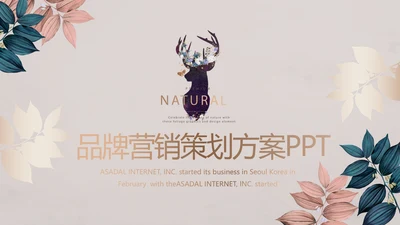 品牌营销策划方案工作总结动态PPT