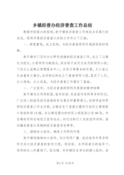 乡镇经普办经济普查工作总结 (2).docx