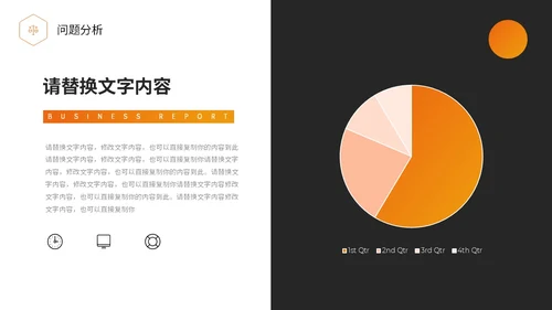 橙黑色实拍商务风项目复盘报告工作汇报PPT工作总结