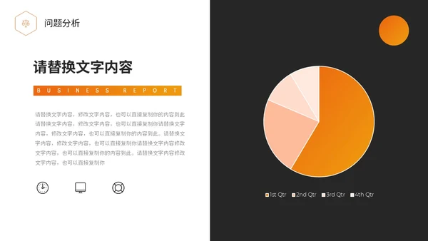 橙黑色实拍商务风项目复盘报告工作汇报PPT工作总结