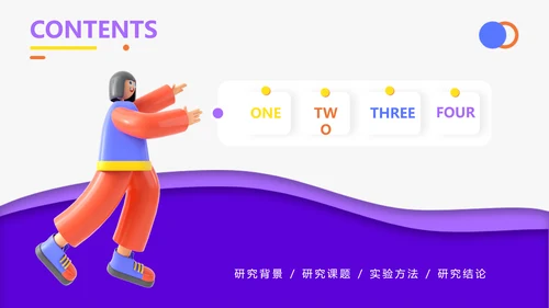 3D风紫色校园开题答辩PPT