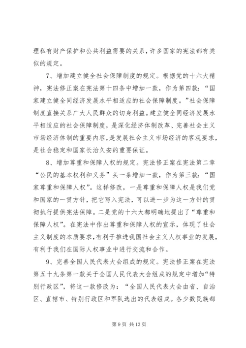 学习宪法修正案心得体会 (2).docx