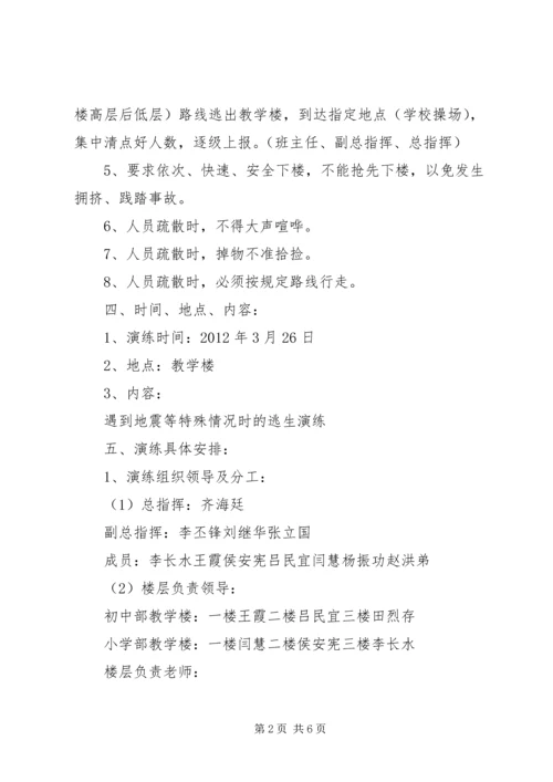 防拥挤踩踏应急疏散演练方案 (5).docx