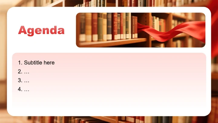红色渐变简约风班委竞选演讲PPT主题模板