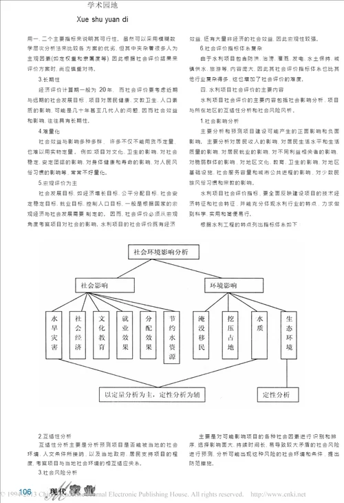 水利建设项目社会评价