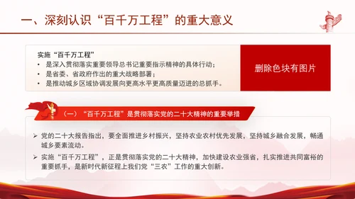 百千万工程党课扎实推荐百县千镇万村高质量发展工程PPT课件