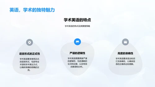 英语学习与学术交流PPT模板