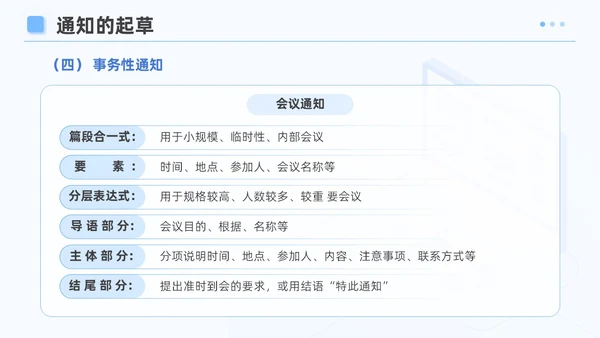 蓝色简约风企业公文写作培训课件写作技巧员工PPT