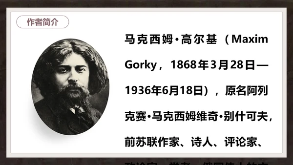 语文课件《最后一课》都德PPT模板