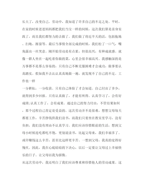 精编社会工作实践的个人心得范文.docx