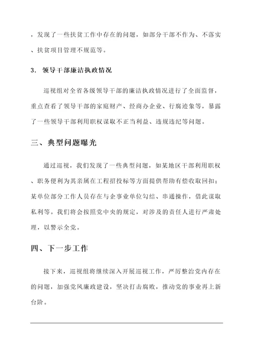 江苏省委巡视工作汇报