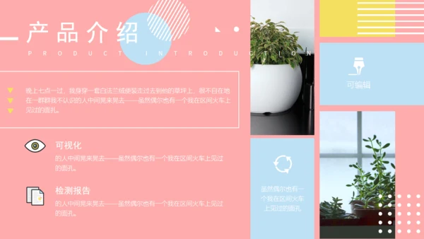 清新的马卡龙配合通用PPT演示文稿模版