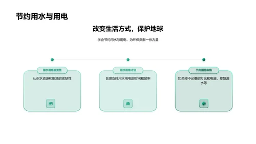 环保教育讲座PPT模板