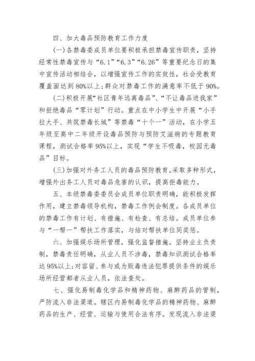 禁毒责任书范文.docx