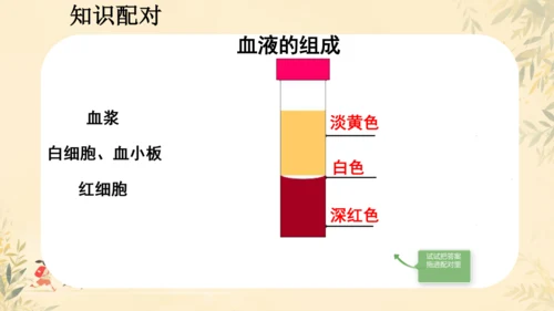 初中生物学人教版（新课程标准）七年级下册4.4.1流动的组织──血液课件(共22张PPT)