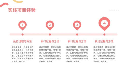 红黄色简约风求职简历个人介绍PPT模板