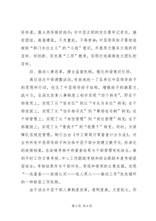 人事制度改革经验交流材料.docx