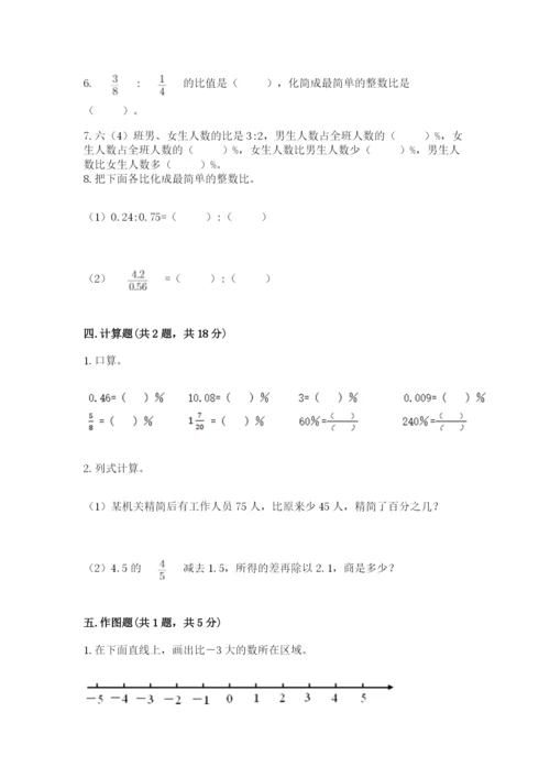 人教版六年级下册数学期末测试卷附答案【b卷】.docx