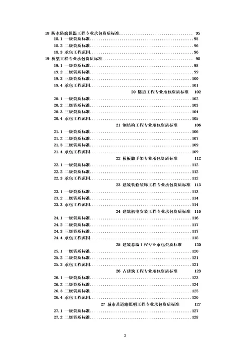 最新企业资质标准查询