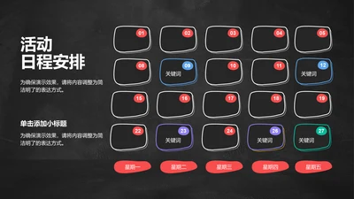 创意风黑板PPT创意图示