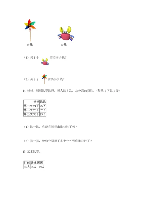 小学二年级数学应用题50道附参考答案（满分必刷）.docx