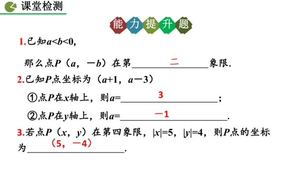 9.1.1  平面直角坐标系的概念