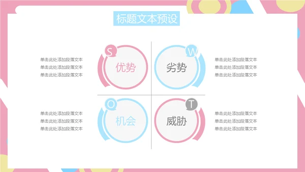 马卡龙粉色可爱商业计划书通用PPT模板