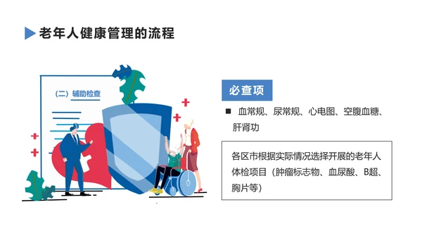 老年人健康管理知识养老院PPT模板